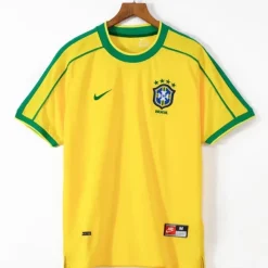 🇧🇷 Brasilien Heimtrikot 1998 – Retro Vintage Style 🇧🇷