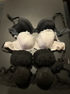 4 BH-s H&M Schwarz / Weiß