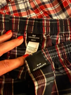 3 Herren Schlaf Shorts XXL Karo