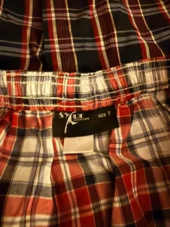 3 Herren Schlaf Shorts XXL Karo
