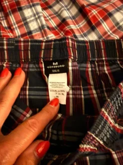 3 Herren Schlaf Shorts XXL Karo