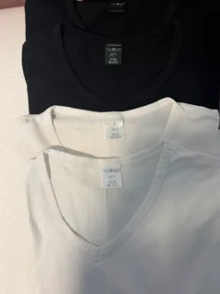 6 Herren Shirts Watson weiß und schwarz