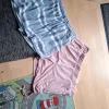 2 Kurze Hosen rosa und Batik optik