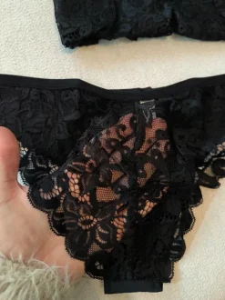 6 NEUE Slips Shein schwarz Spitze