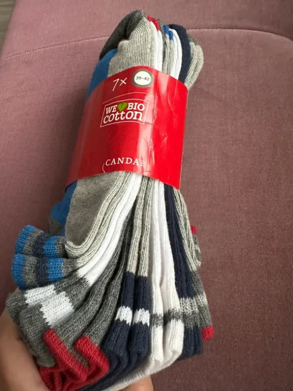 7 Socken Neu C&A gr.39-42