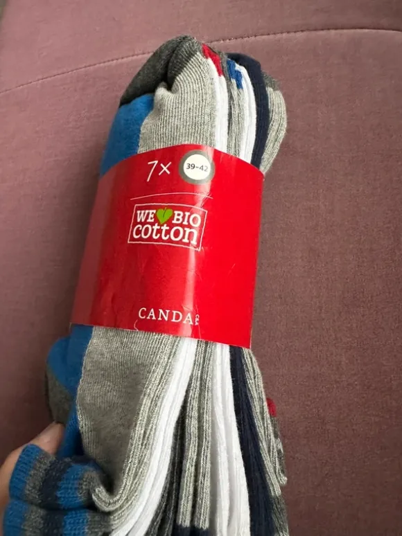 7 Socken Neu C&A gr.39-42