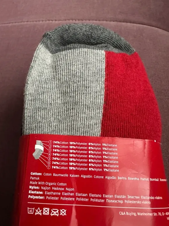 7 Socken Neu C&A gr.39-42