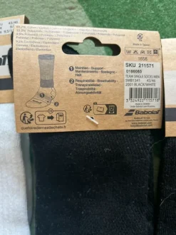 4 x Babolat Team Tennis Socks Men Gr 43-46