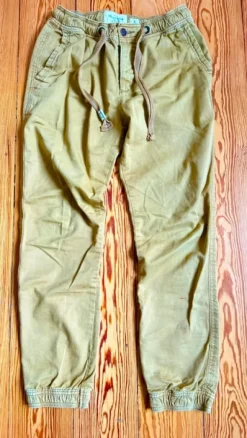 Abercrombie & Fitch Hose beige braun Größe S Gummizug