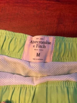 Abercrombie Badehose M grün