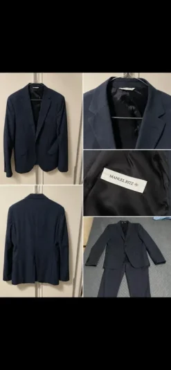 Abito uomo manuel ritz taglia 48