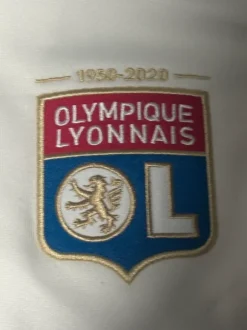 Adidas | Track Jacke | Olympique Lyon | M | Weiß | Vintage | 2000 | y2k
