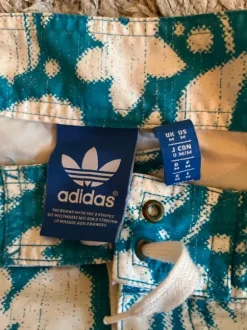 Adidas Badehose weiß/blau für Herren