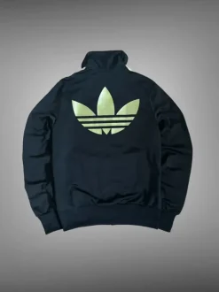 Adidas Firebird Full Tracksuit Schwarz-Gold| Größe 40 (L)| Zustand wie Neu| Pasha/Y2k Style