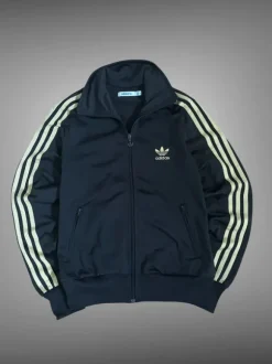 Adidas Firebird Full Tracksuit Schwarz-Gold| Größe 40 (L)| Zustand wie Neu| Pasha/Y2k Style