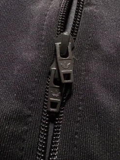 Adidas Firebird Trainingsjacke | Zipper | Sportlich | Größe S | Schwarz | Retro 90s