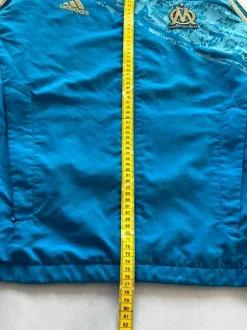 Adidas Olympique Marseille Track Jacket Blau Größe M Vintage Y2K