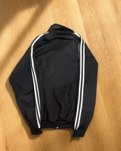 adidas Originals Firebird Trainingsjacke High Collar – Schwarz / Weiß – Trefoil – Größe S