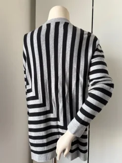 Adidas Originals leichte gestreifte Baumwollstrickjacke