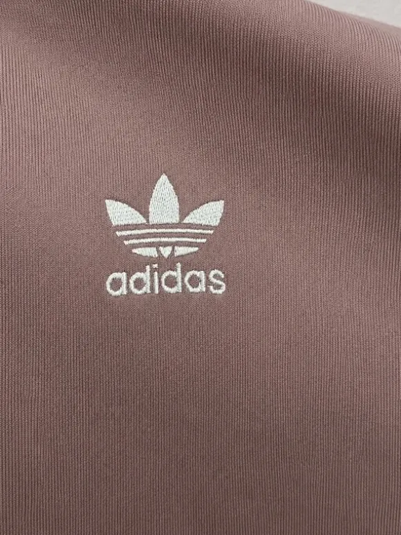 adidas Originals SST Trainingsanzug Set – Mauve / Rosa – Trefoil – Größe XS (Flecken)