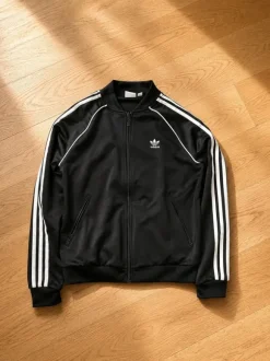 adidas Originals SST Trainingsjacke – Schwarz / Weiß – Trefoil – Größe S