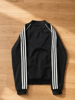 adidas Originals SST Trainingsjacke – Schwarz / Weiß – Trefoil – Größe S