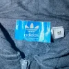 Adidas Originals Vintage Zip Hoodie | 90s Retro Style | Schwarz | Unisex | Gr. M
