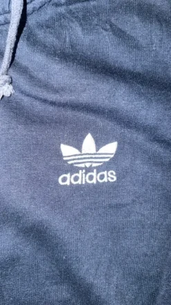 Adidas Originals Vintage Zip Hoodie | 90s Retro Style | Schwarz | Unisex | Gr. M