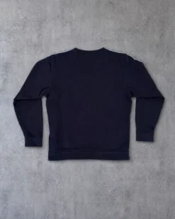 Adidas Oversized Sweatshirt Navy Blue Y2K Streetwear Vintage 90s 00s Crewneck Baggy Pullover Unisex