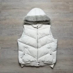 Adidas Respect Me Y2K Weste Weiß Grau Größe M