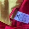 Adidas Spanien Regenjacke Rot Gelb Fußball Windbreaker Vintage Gr. L