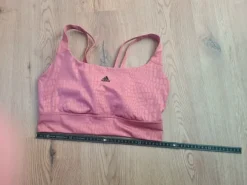 Adidas Sport BH bra top Fitness Leo animal L a b c gepolstert push up starker Halt snake
