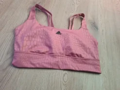 Adidas Sport BH bra top Fitness Leo animal L a b c gepolstert push up starker Halt snake