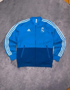 Adidas Trainingsjacke | Real Madrid | Größe M | Blau | Vintage 90s 2000s