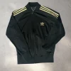 Adidas Trainingsjacke | Trackjacket | Größe M | schwarz&gold | Retro 2000er