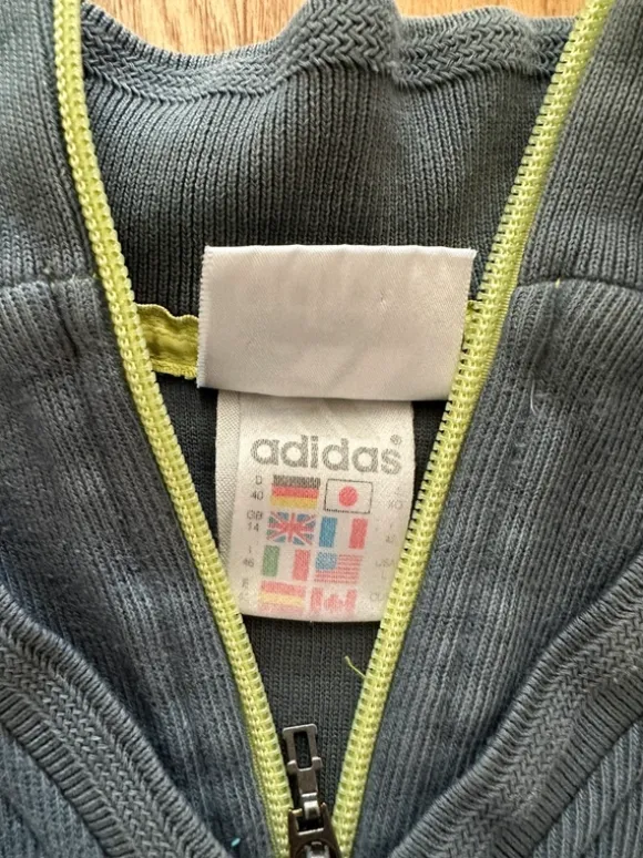 Adidas vintage Pullover L mit zipper