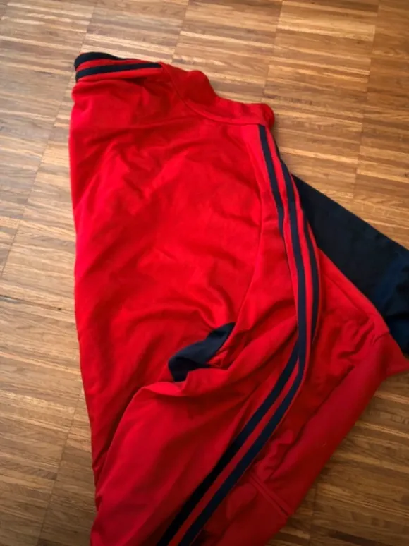 Adidas Vintage Retro Y2K Trainingsjacke Jacke Herren L Rot