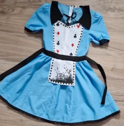 Alice im Wunderland Kostüm Kleid | Smiffys | Blau-Schwarz | Cosplay / Halloween