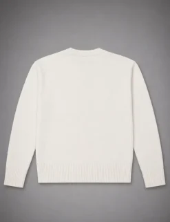 AMI Paris Pullover weiß Größe M – Herz Logo
