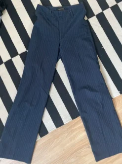 Anzugshose Nadelstreifen Dunkelblau