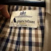 Aquascutum Trenchcoat / Carcoat - Größe L - Club Check