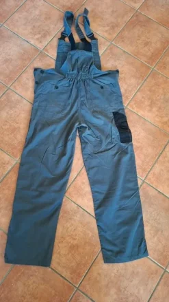 Arbeits Latzhose, Watsons, Gr. 54, Grau - Schwarz
