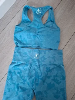 Ares gym set camo blauw maat S