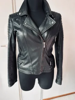 ARMA leren bikerjas zwart – superzacht leer – maat 42