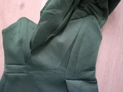 ASOS One-Shoulder Kleid Dunkelgrün Größe 40