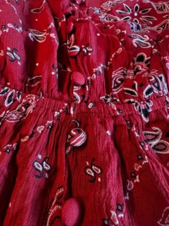ASOS Playsuit mit Bandana-Muster – Gr. 38