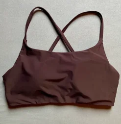 Aubergine farbenes Bikini-Oberteil von H&M