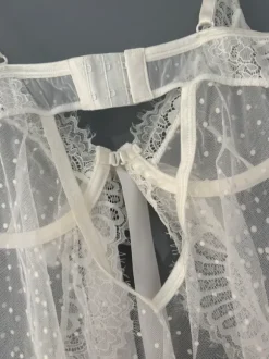 Babydoll Negligé mit Spitze