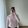 Babyrosa Sportjacke Mit Reißverschluss
