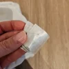 Badeanzug Schwangerschaft blau weiß
